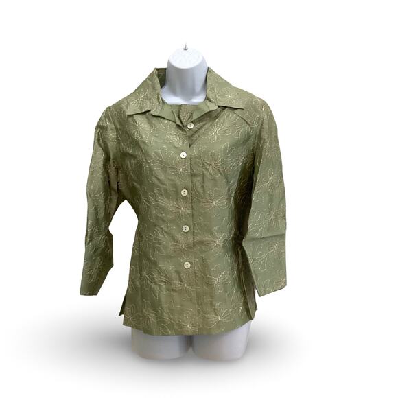 SilkLand 2 pc Silk Top Set - Picture 1 of 12